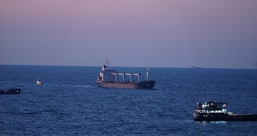 Taxıl daşıyan ilk gəmi İstanbula çatdı - Foto+Yenilənib