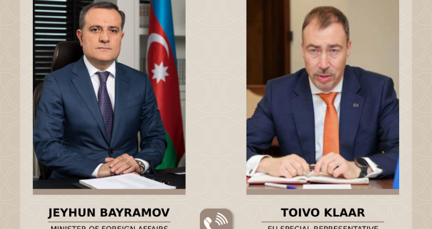 Ceyhun Bayramov Aİ-nin xüsusi nümayəndəsi ilə Qarabağdakı vəziyyəti müzakirə edib