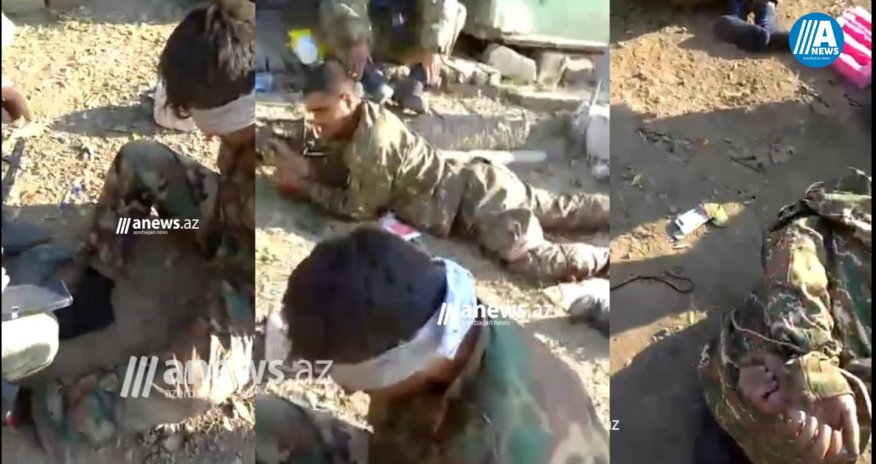 Əsir götürülən erməni əsgər - Biz hamımız yatmışdıq - VİDEO