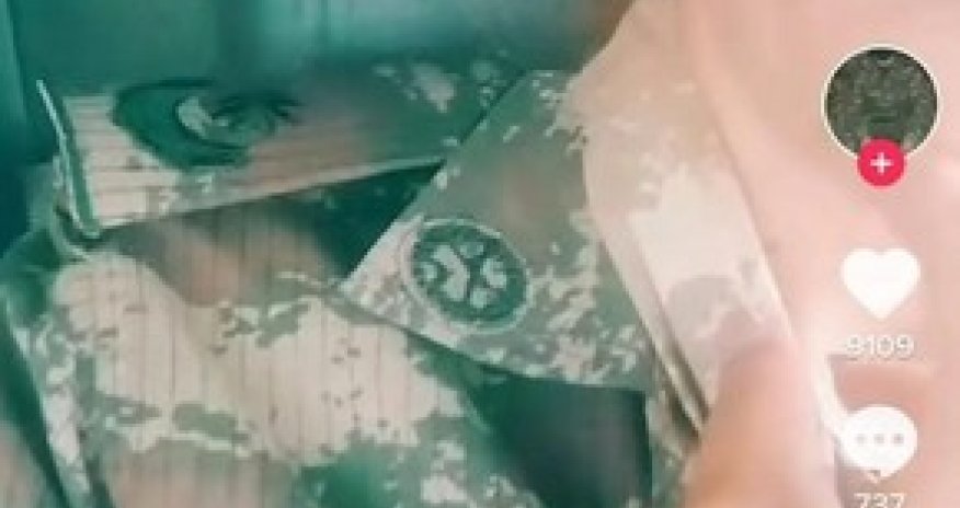 “TikTok”da özünü hərbçi kimi təqdim edən qadınla bağlı  AÇIQLAMA