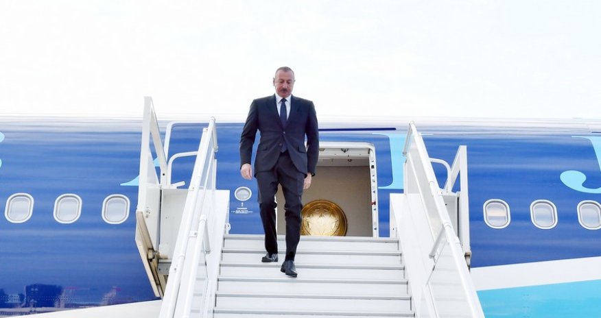 Prezident Türkiyəyə işgüzar səfərə gedib
