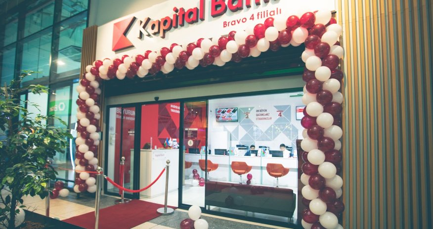 Kapital Bank открыл новый филиал Bravo-4
