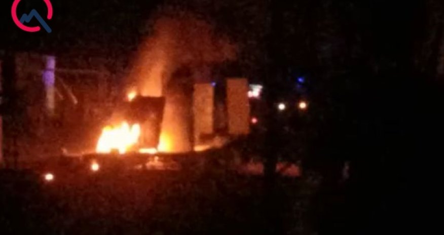 Tovuzda partlayış oldu - Video