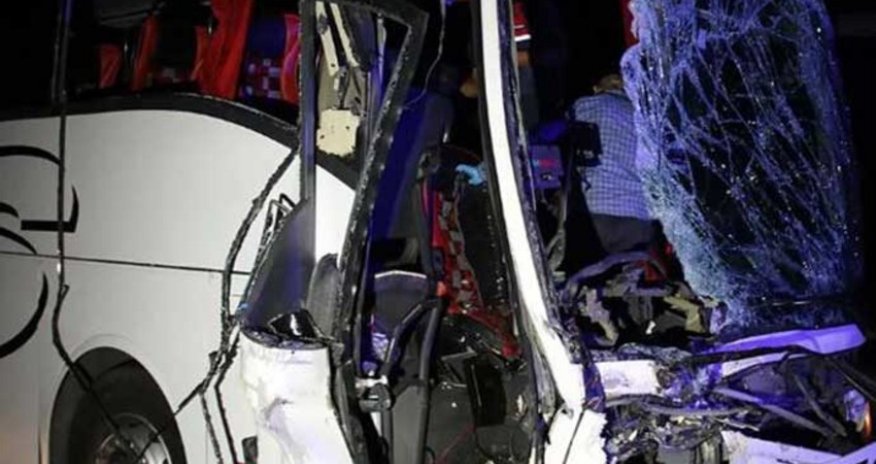 Türkiyədə avtobus qəzası olub, 1 nəfər ölüb, 43 nəfər yaralanıb