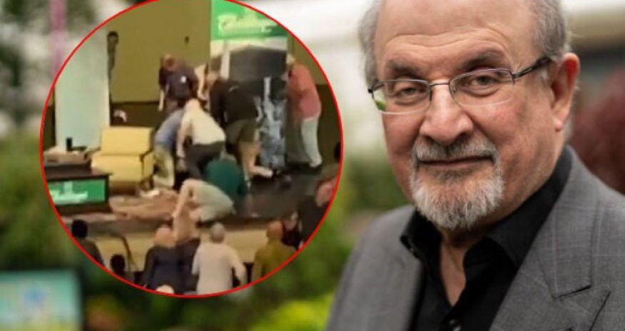 Salman Rüşdi Nyu-Yorkda bıçaqlandı - Video