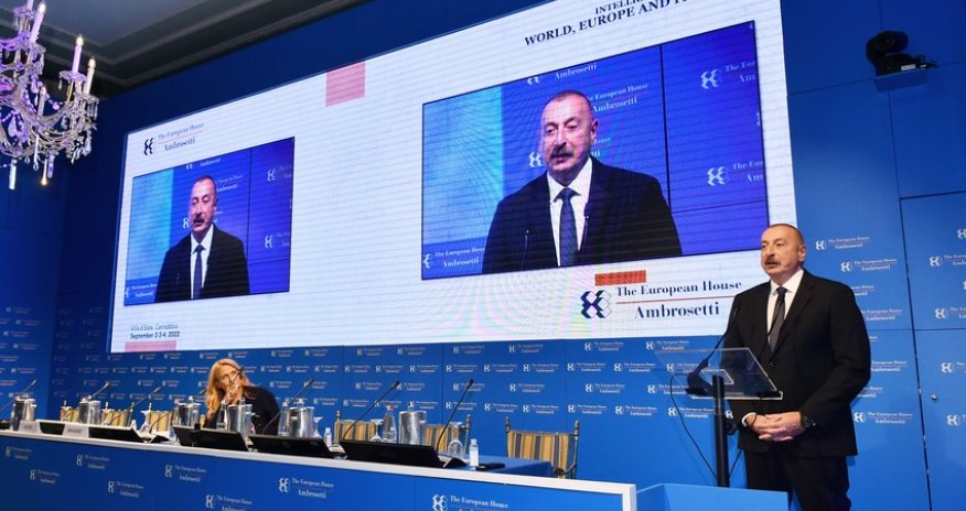 Алиев: Нам удалось изменить энергокарту Европы за счет диверсификации поставок