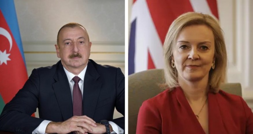 Ilham Aliyev congratulates Elizabeth Truss