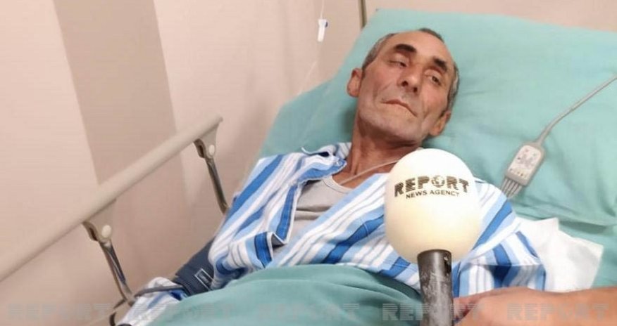 Erməni təxribatı nəticəsində yaralanan mülki şəxs - Yaxınlığa top mərmisi düşdü