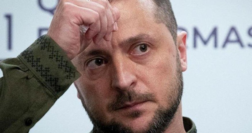 Zelenski qəzaya düşdü - Video