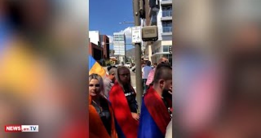 Ermənilər Paşinyanın istefasını tələb edirlər -VİDEO