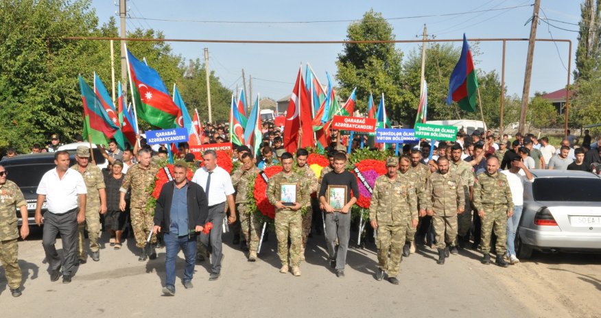 Azərbaycan əsgəri Qazaxda dəfn olunub - FOTOLAR