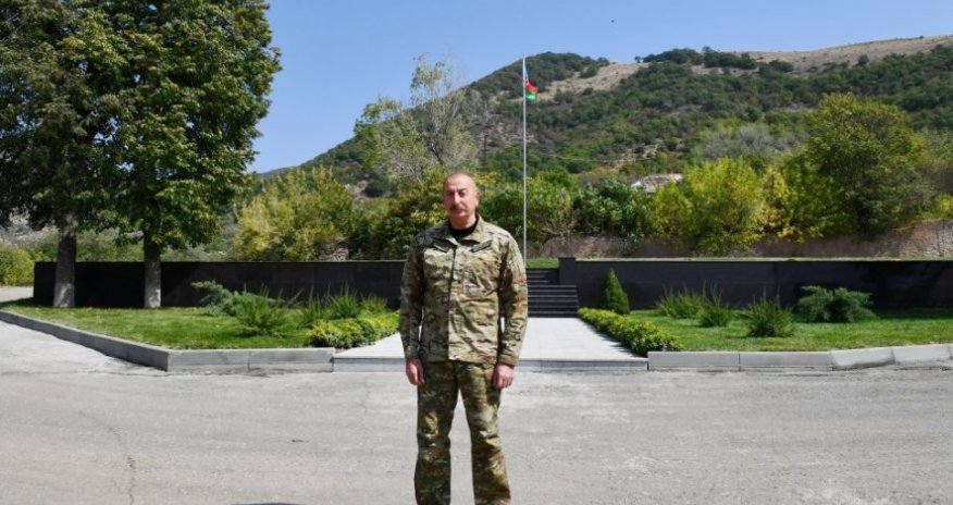 Laçın şəhərinin böyük hissəsi tamamilə dağıdılıb - Prezident