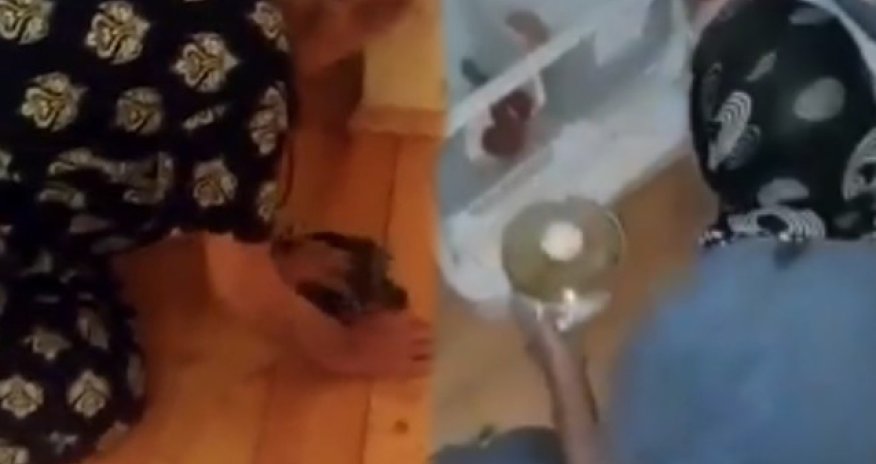 Bakıda 90 yaşlı qadına işgəncə verilir? - VİDEO - YENİLƏNDİ