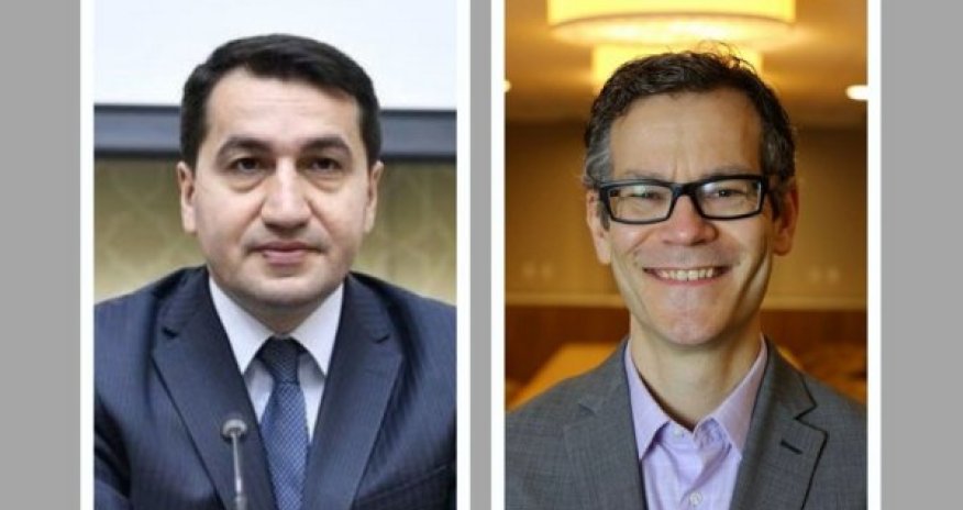 Prezidentin köməkçisi ABŞ rəsmisi ilə danışıqlar apardı