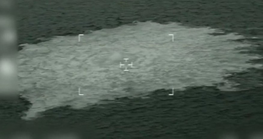 Danimarka ordusu “Şimal axını”nda qaz sızması ilə bağlı görüntüləri dərc edib