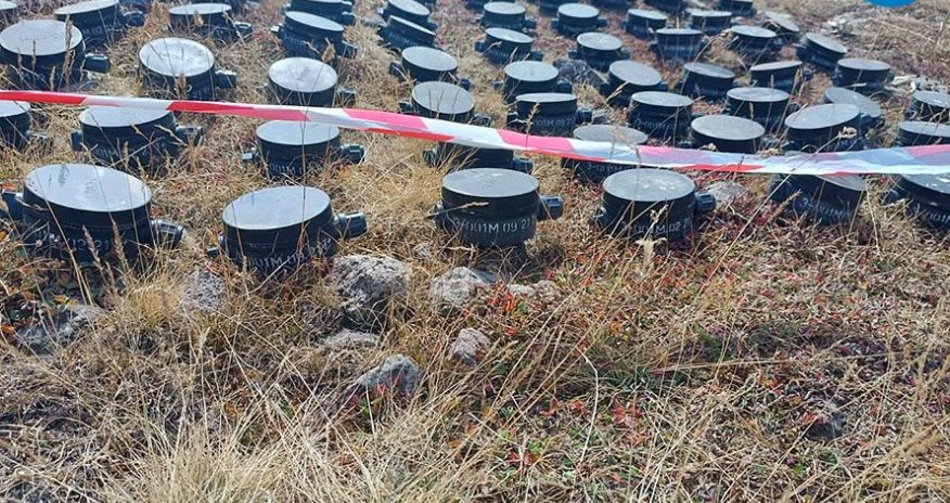 Laçın istiqamətində basdırılan növbəti minalar zərərsizləşdirilib