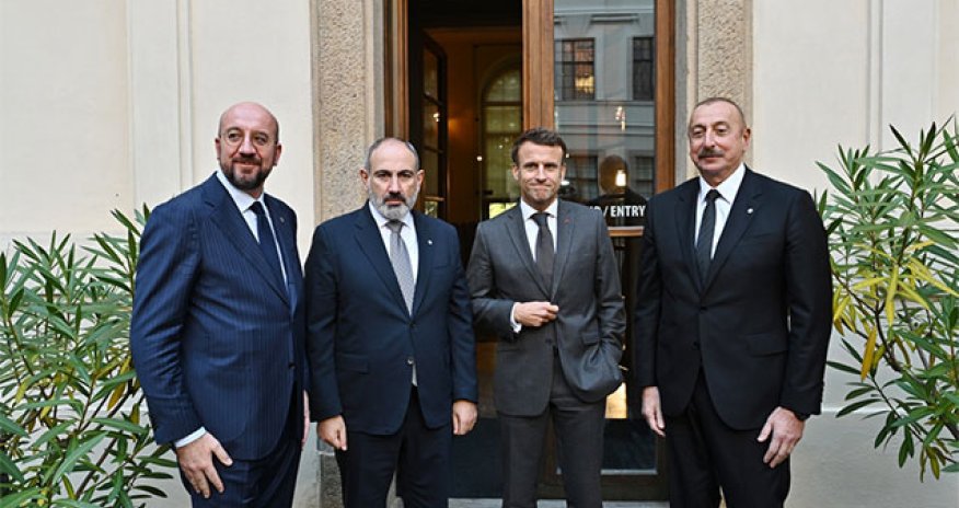 Azərbaycan, Ermənistan, Fransa və Aİ Şurası liderlərinin görüşü başladı