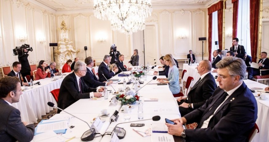 İlham Əliyev Praqada  