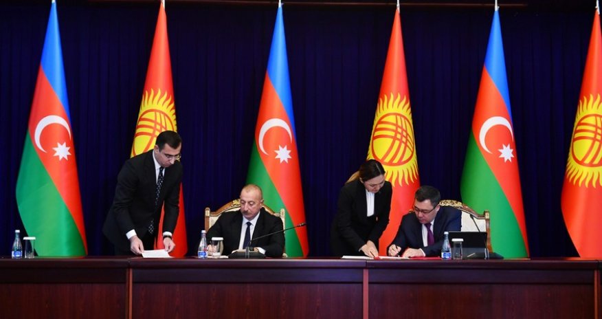 Azərbaycan-Qırğızıstan sənədləri imzalanıb