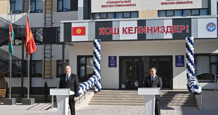 Azerbaijani leader thanks Kyrgyz president