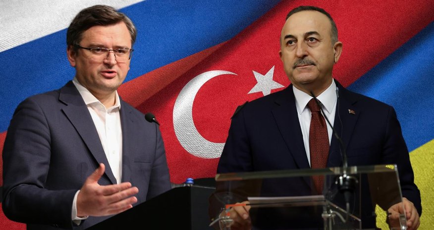 Türkiyə və Ukraynanın xarici işlər nazirləri danışdılar