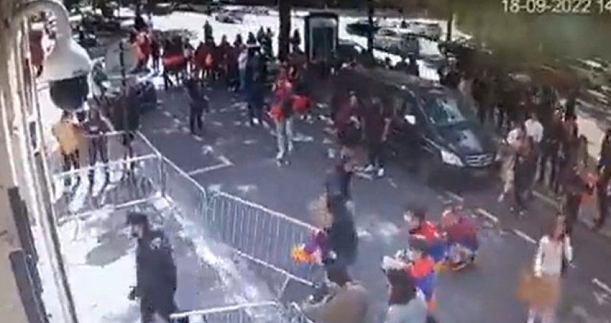 Azərbaycan səfirliyinə hücuma görə bir nəfər saxlanılıb