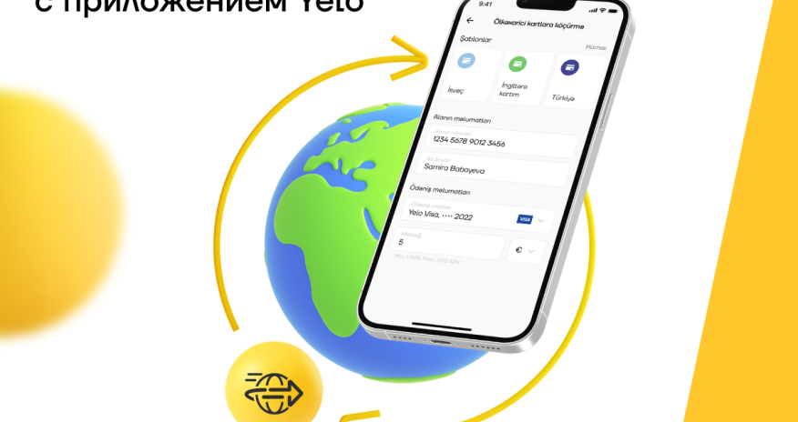 Переводите деньги на зарубежные банковские карты через Yelo App
