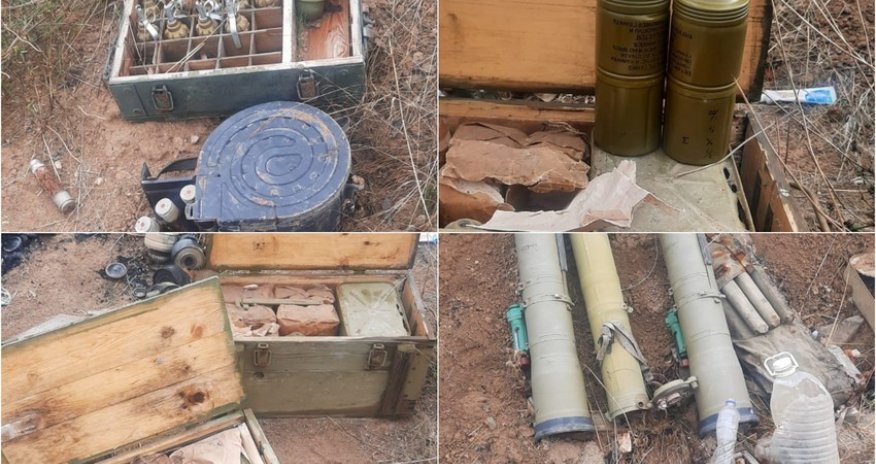 Ammunitions left by Armenians found in Jabrayil