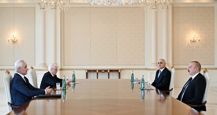 İlham Əliyev Rusiya Baş nazirinin birinci müavinini qəbul edib