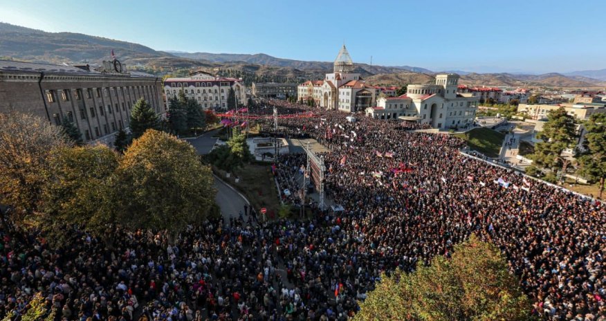 Xankəndində keçirilən aksiya məqsədyönlü şəkildə təşkil olunub - AÇIQLAMA