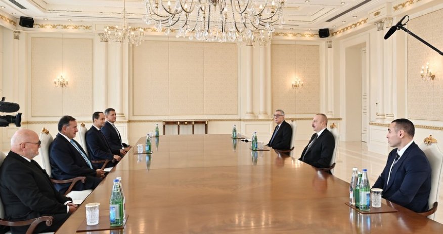 İlham Əliyev Avropa Olimpiya Komitələrinin prezidentini qəbul edib