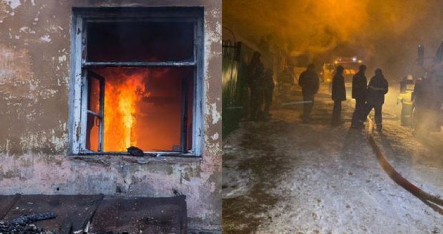 Rusiyada beşi uşaq olmaqla yeddi nəfər yanaraq öldü