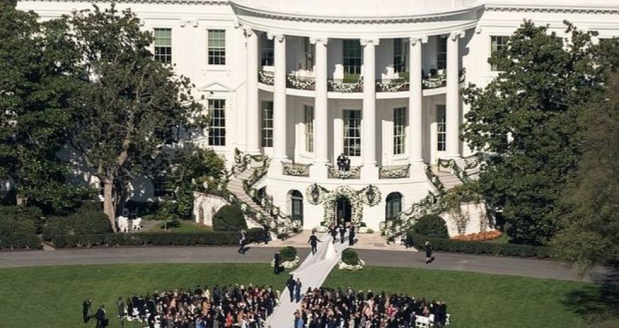 Ağ Evdə Co Baydenin böyük nəvəsinin toy mərasimi keçirilib