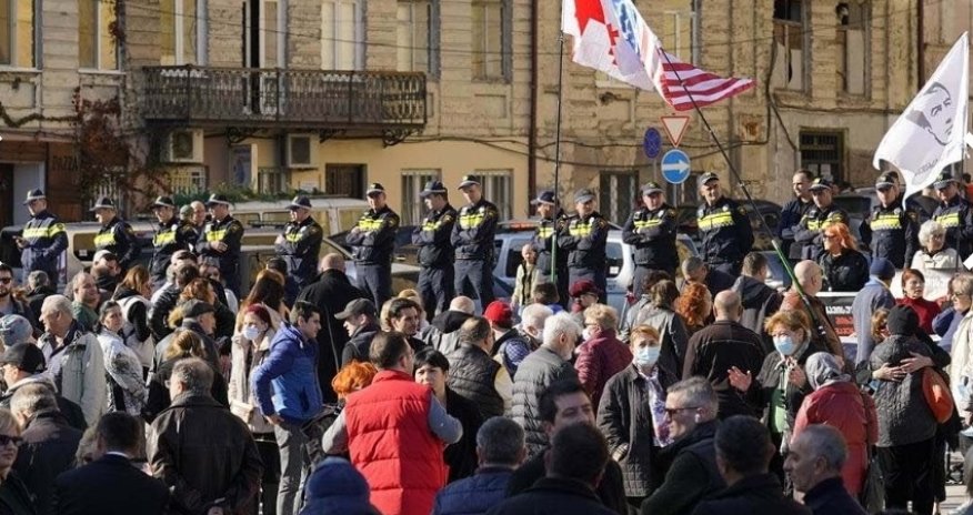 Tbilisidə etiraz aksiyası