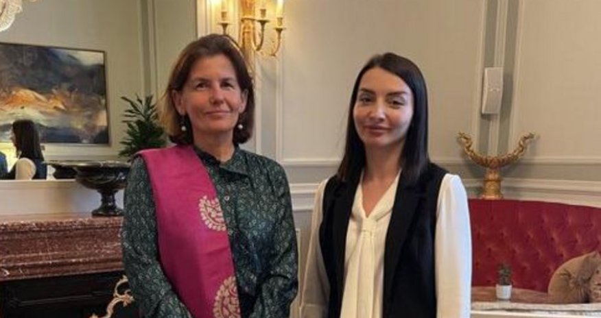 Leyla Abdullayeva meets new French Ambassador to Azerbaijan