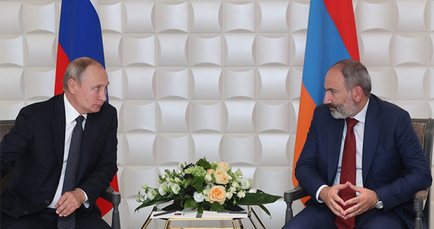 Putin: 9 ayda Ermənistanla Rusiya arasında ticarət dövriyyəsi 67% artıb