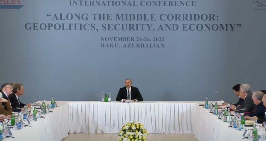 İlham Əliyev beynəlxalq konfransda iştirak edir - CANLI
