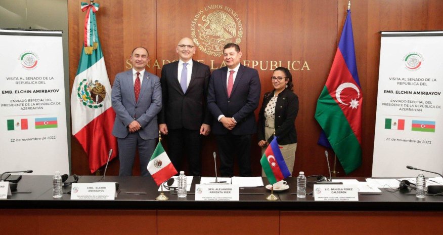 Mehriban Əliyevanın köməkçisi Meksikada səfərdə olub