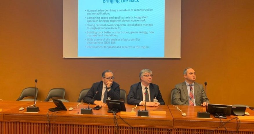 Ermənistanın Azərbaycan ərazilərini minalaması məsələsi Cenevrədə müzakirə olunub