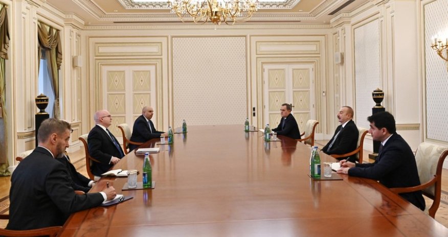 Prezident Filip Rikeri qəbul edib - YENİLƏNİB