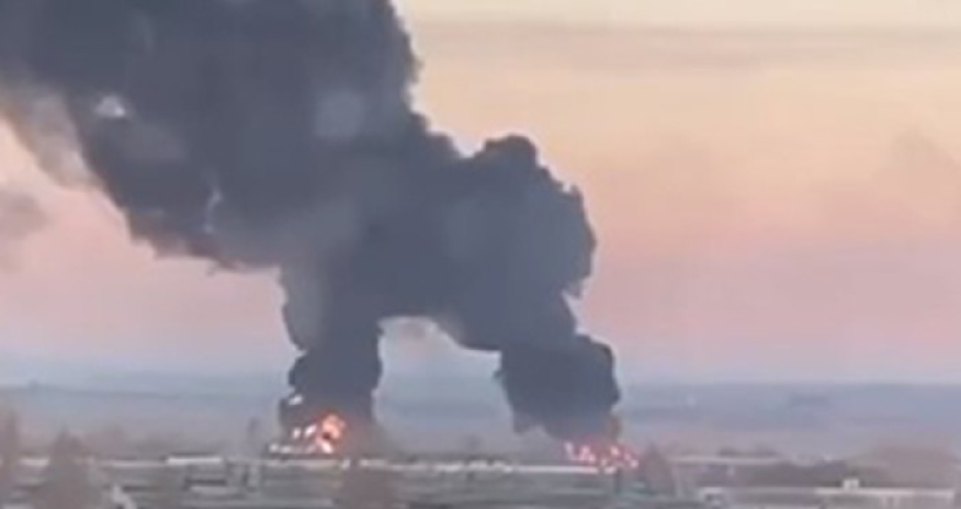 Rusiyada aerodrom yandı