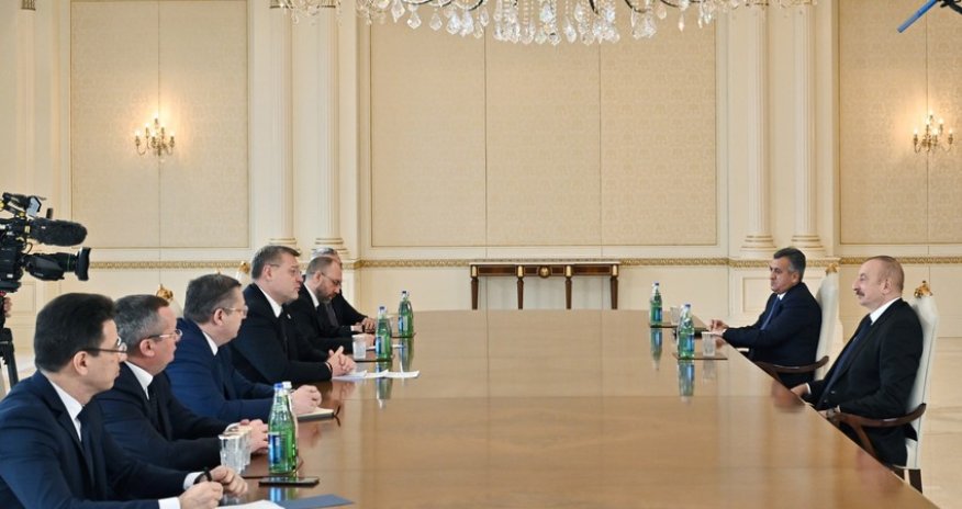 İlham Əliyev Həştərxan vilayətinin qubernatorunu qəbul edib - YENİLƏNİB