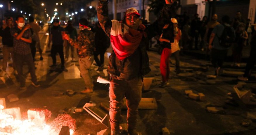 Perunu etiraz aksiyası keçirilib - Ölənlər var/VİDEO