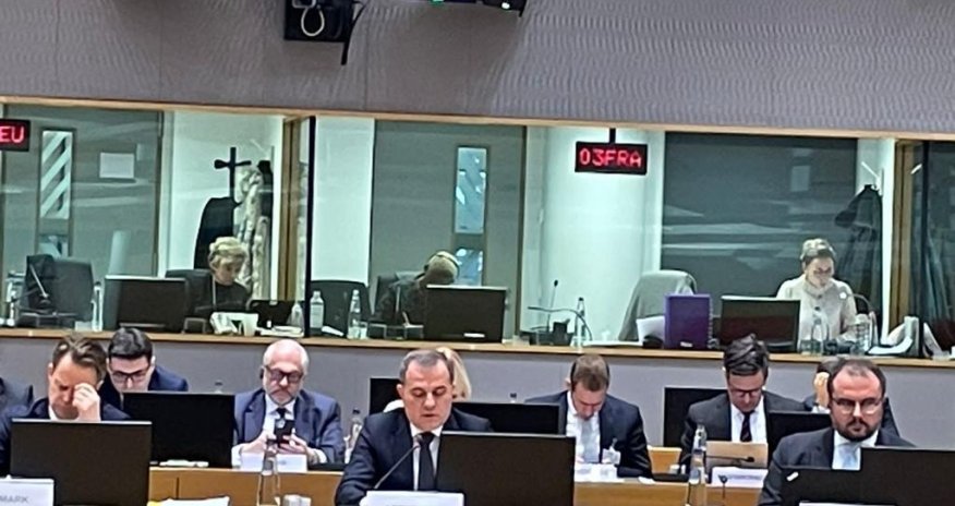 Ceyhun Bayramov Şərq Tərəfdaşlığı ölkələri XİN başçılarının iclasında çıxış edib