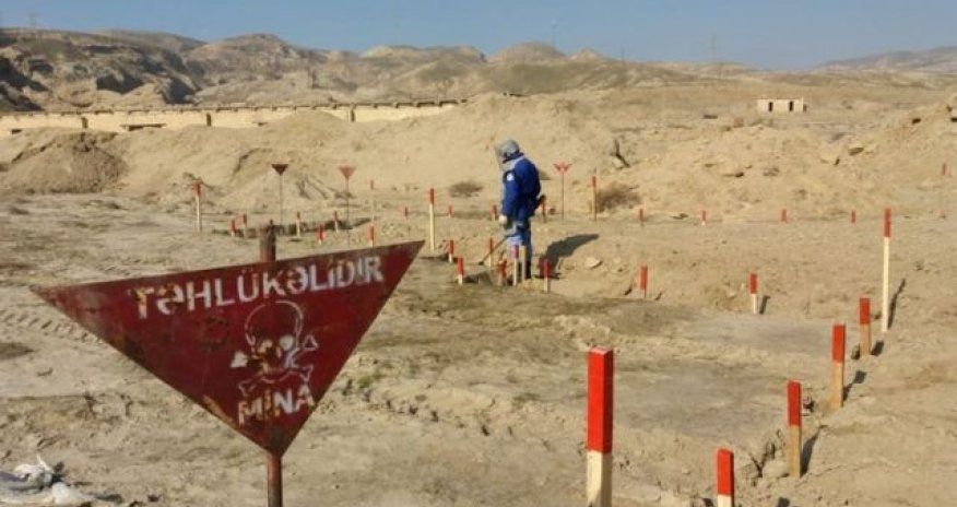 Journalists visit area where mine explosion took place in Kalbajar