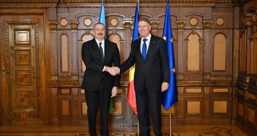 Azərbaycan və Rumıniya prezidentlərinin görüşü olub - YENİLƏNİB