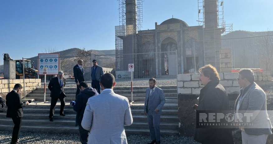 Səudiyyə Ərəbistanının nümayəndə heyəti Zəngilan məscidində olub