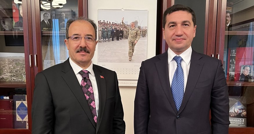 Hikmət Hacıyev Türkiyə səfiri ilə görüşüb