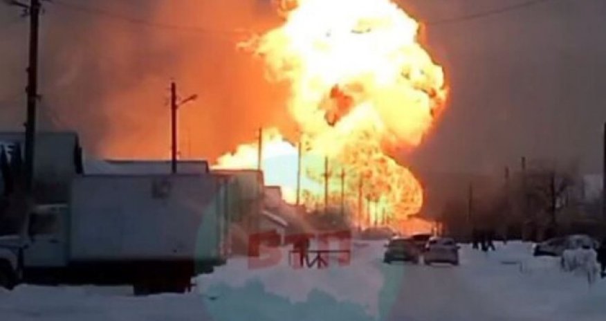 Rusiyada qaz kəmərində partlayış olub - Video/YENİLƏNİB