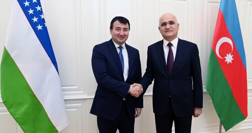 Şahin Mustafayev Özbəkistanın Baş nazirinin müavini ilə görüşüb